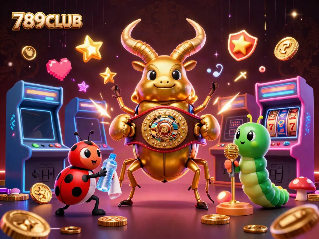 Engage with 789CLUB's vibrant gambling world featuring 3D characters and dynamic gaming elements.