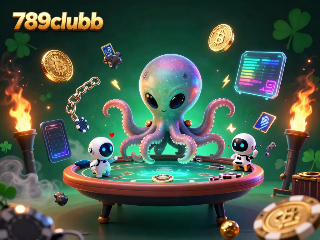 Engage in thrilling poker experiences at 789clubb with vibrant alien characters and crypto elements