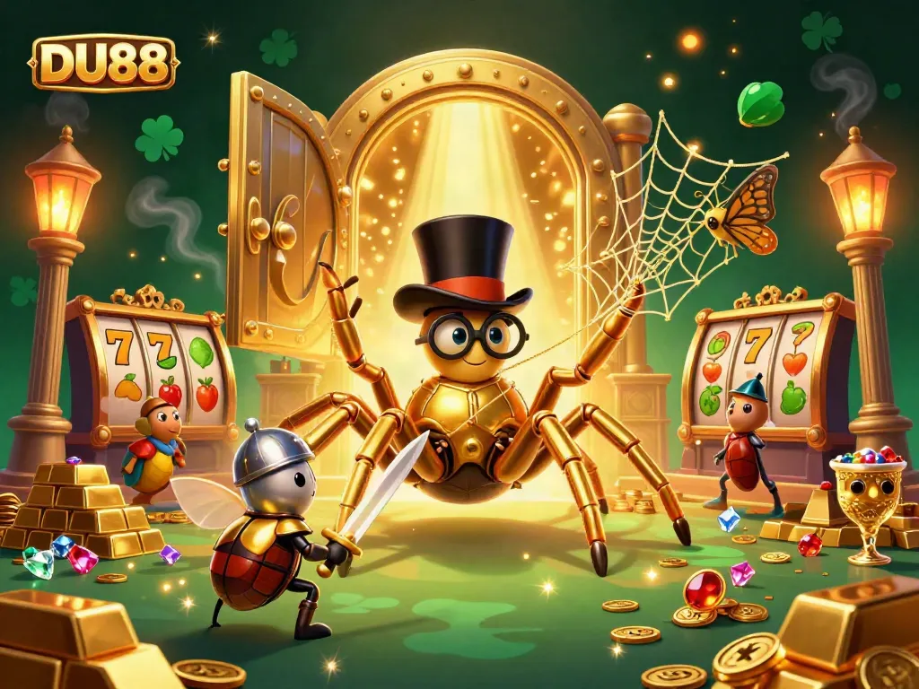 Engage with DU88 by exploring vibrant slots gameplay amidst captivating treasure elements.